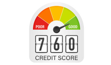 know your credit score 360px width by 210px height - image